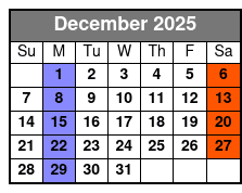 Doo Wop and More December Schedule