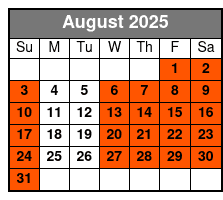 Motown Downtown A Tribute August Schedule