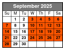 Motown Downtown A Tribute September Schedule