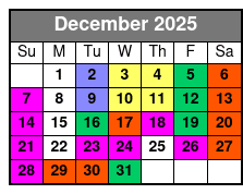 Christmas Wonderland December Schedule