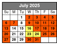National Tiger Sanctuary Awareness Tour July Schedule