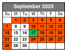 National Tiger Sanctuary Awareness Tour September Schedule