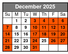 National Tiger Sanctuary Awareness Tour December Schedule