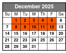 Down Home Country Show December Schedule