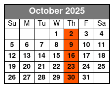 New South Gospel October Schedule