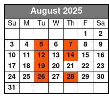 C.J. Newsom's Classic Country and Comedy August Schedule