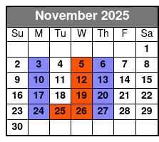 The Magic Of Rick Thomas November Schedule