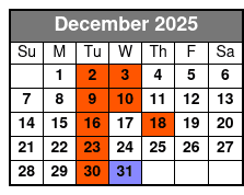 The Petersen Family Bluegrass Band Christmas Show December Schedule