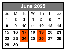 The Petersen Family Bluegrass Band June Schedule