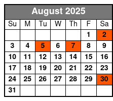 The Petersen Family Bluegrass Band August Schedule