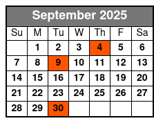 The Petersen Family Bluegrass Band September Schedule