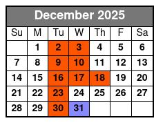 The Petersen Family Bluegrass Band December Schedule