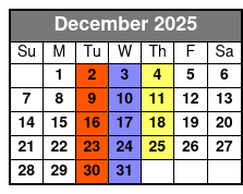 Platters & Golden Sounds of the 50s Tribute December Schedule