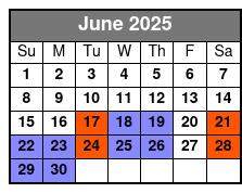 Reza Edge of Illusion Magic Show June Schedule
