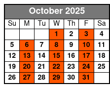 America's Top Country Hits October Schedule