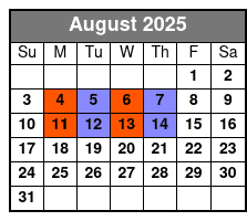 Absolutely Country Definitely Gospel August Schedule