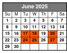 Doug Gabriel Show June Schedule