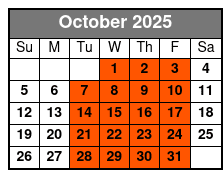 Doug Gabriel Show October Schedule
