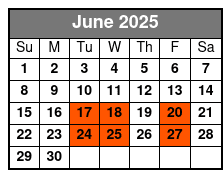 Doug Gabriel Show June Schedule