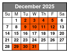 Doug Gabriel Show December Schedule