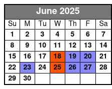Duttons Family Show June Schedule
