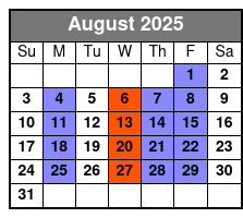 Duttons Family Show August Schedule