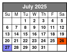 Kidz Roc - Talent on Parade July Schedule