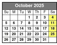 Matt Gumm and Company October Schedule