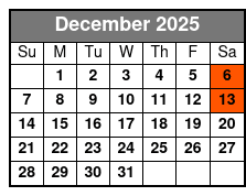Matt Gumm and Company Christmas Show December Schedule
