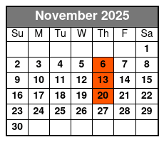 Jimmy Fortune Live November Schedule