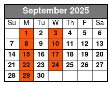 Escape Reality Magic & Illusions Dinner Show (Dinner Included) September Schedule