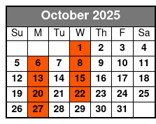 Escape Reality Magic & Illusions Dinner Show (Dinner Included) October Schedule