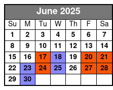 Escape Reality Magic & Illusions Dinner Show June Schedule