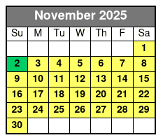 Bigfoot Fun Park, Arcade, Mini Golf, & Escape Rooms November Schedule