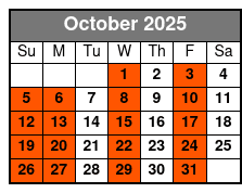 Who Dunnit Hoedown Dinner Show October Schedule