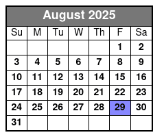 Dean Z The Ultimate Elvis August Schedule