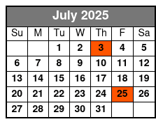 Terry Bradshaw Live July Schedule