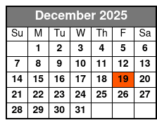 Terry Bradshaw Live December Schedule