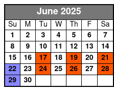 Awesome 80s June Schedule