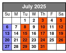 Awesome 80s July Schedule