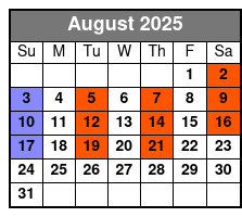 Awesome 80s August Schedule