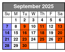 Awesome 80s September Schedule