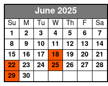 Dean Martin and More Tribute June Schedule