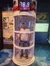 A person is standing inside a transparent hurricane simulator machine with a display showing a wind speed of 78.9 MPH above them.