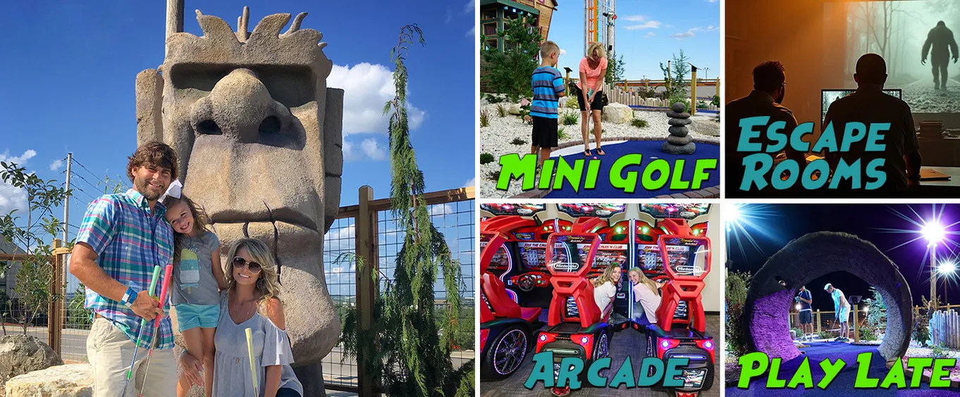 Bigfoot Fun Park, Arcade, Mini Golf, & Escape Rooms