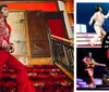 The image showcases multiple performers dressed as Elvis Presley each striking iconic poses from different eras with the text Choose Your Elvis in the center