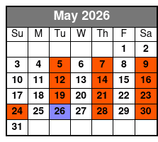 Shepherd of the Hills Outdoor Drama Show Only May Schedule