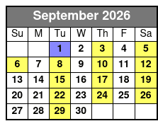 Shepherd of the Hills Outdoor Drama Show Only September Schedule
