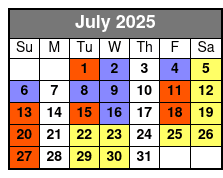 UTV Tours at Fox Creek Park July Schedule