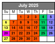 Immersive Disney Animation Experience July Schedule